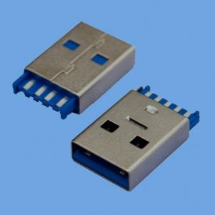 एक पुरुष सोल्डर USB 3.0 कनेक्टर KLS1-312